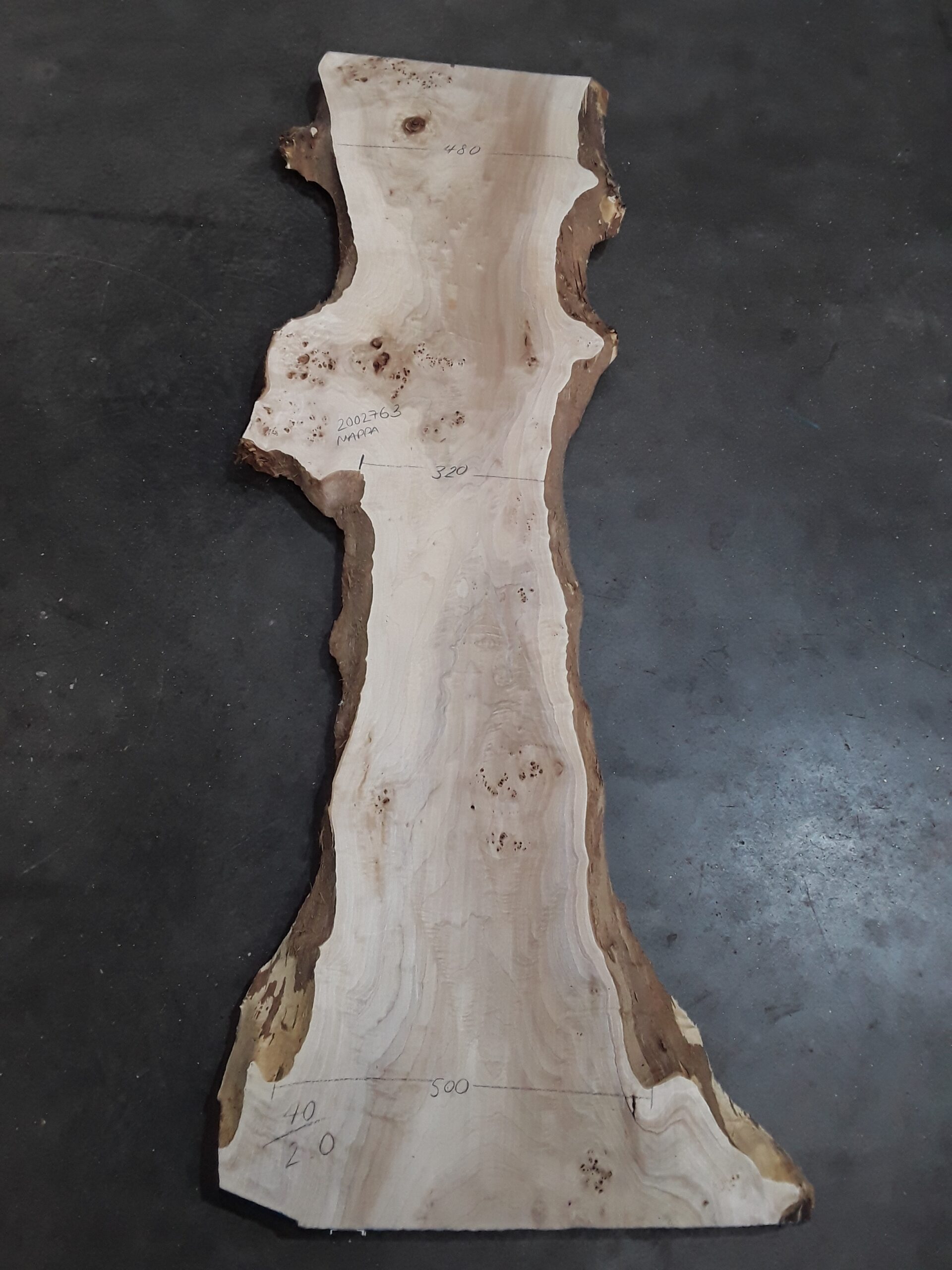 Poplar - 40 mm x 430 mm x 2 m